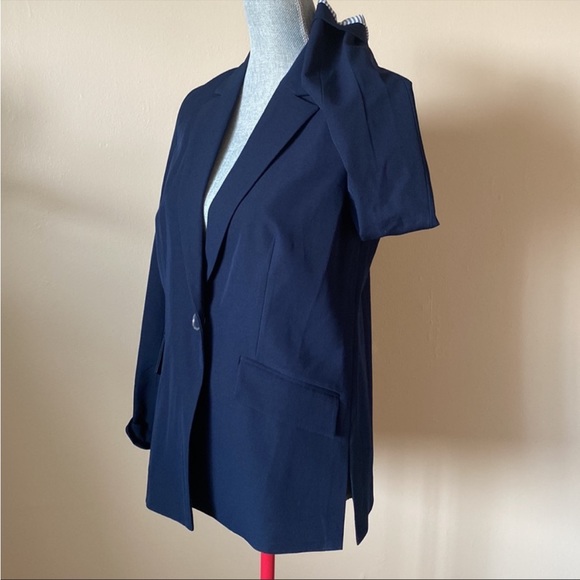 🔮 Dex navy casual blue blazer work office, size XS - Picture 10 of 16